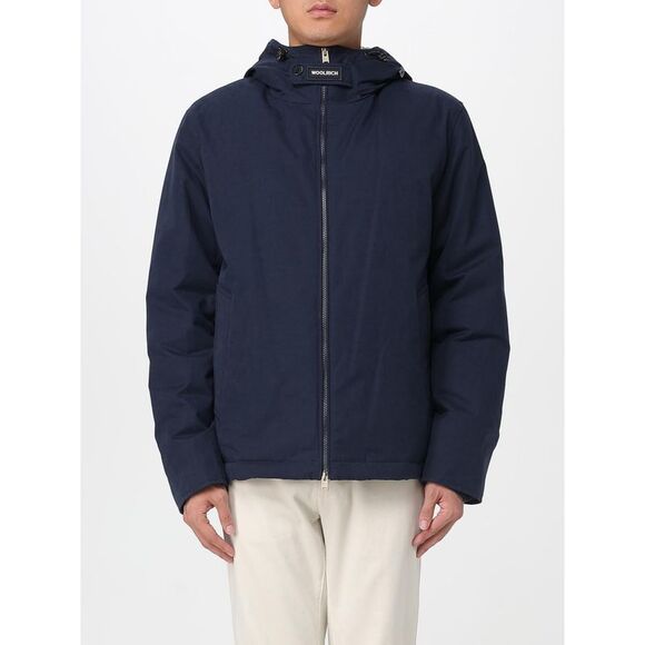 Woolrich Coat Men Blue